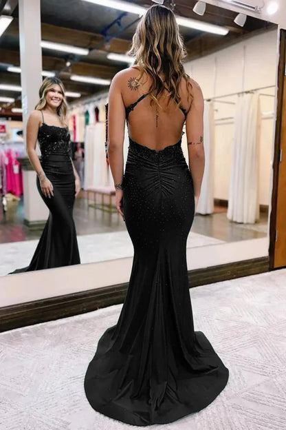 Mermaid Emerald Green Prom Dress Long Prom Dresses P1063