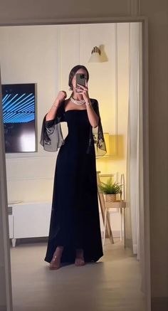 Elegant A Line Strapless Long Prom Dresses Black Formal Dress P1107