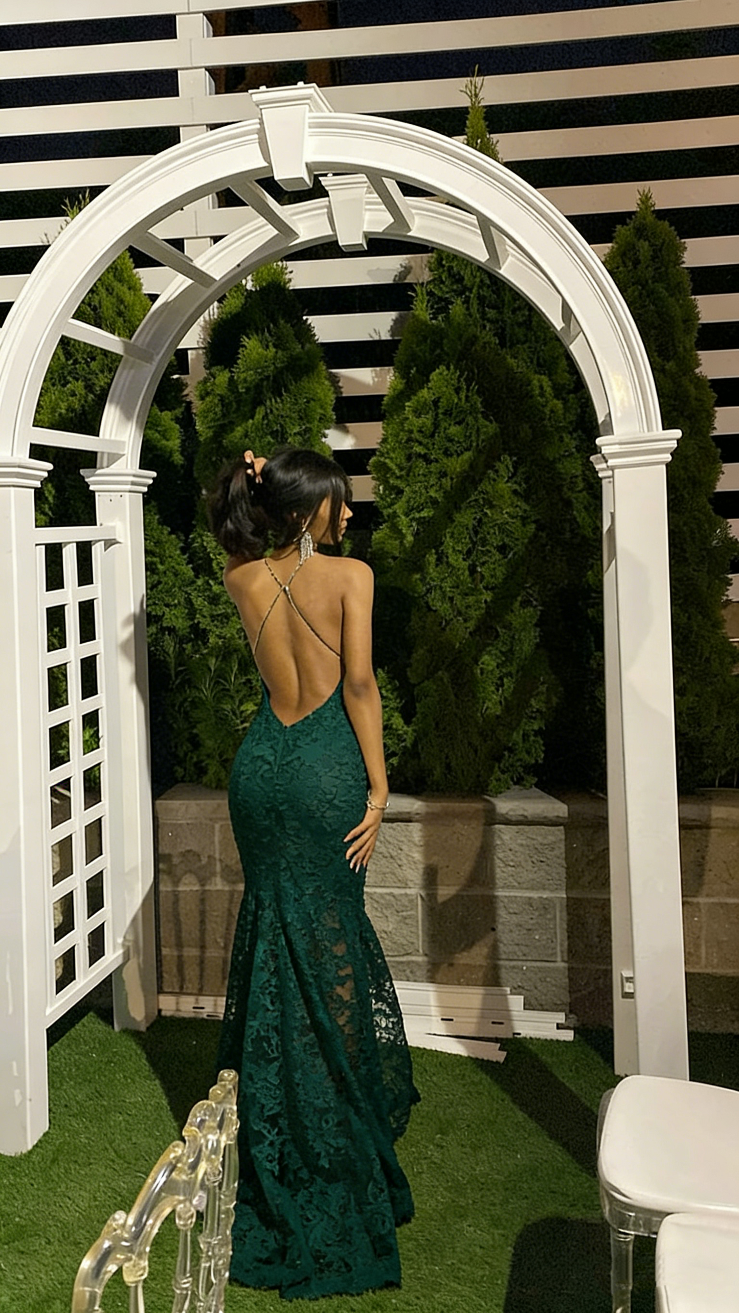 Elegantes Meerjungfrau-Abendkleid aus rosa Spitze für den Abschlussball, festliches Abendkleid P1143