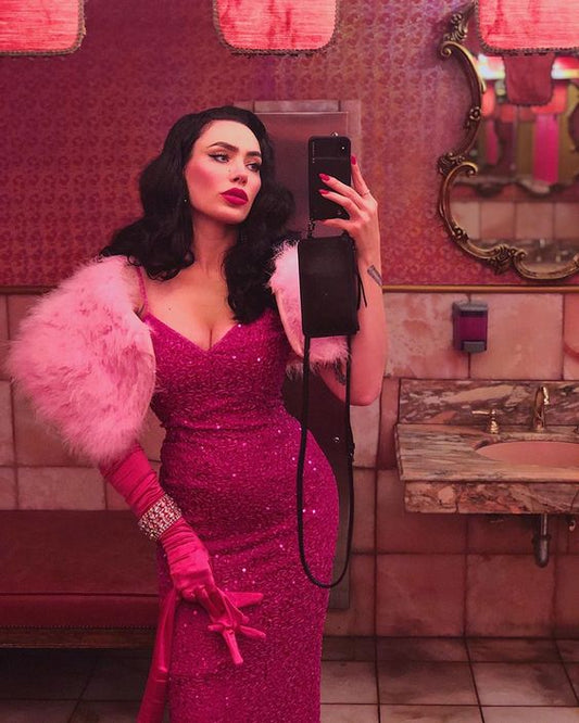 Sexy Straps Sequin Sleeveless Long Prom Dress P1203