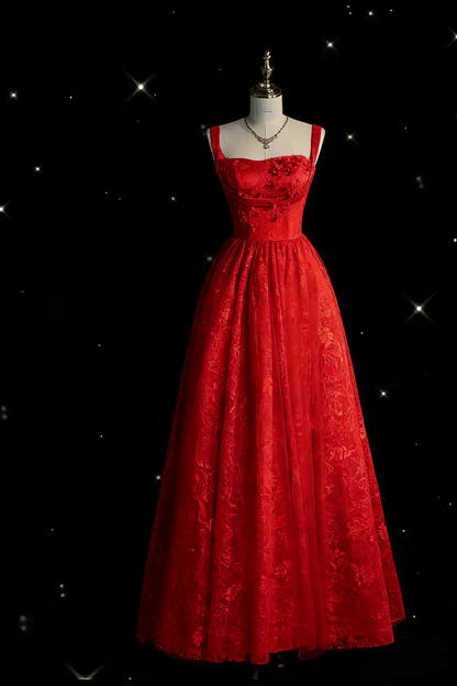 Wunderschönes A-Linien Salbeigrün Langes Tüll Ballkleid P1287
