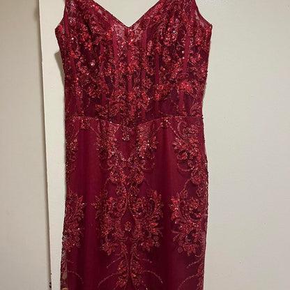 Meerjungfrauen-Träger Dunkelgrüne Abschlussballkleider Pailletten Formelles Kleid P1301