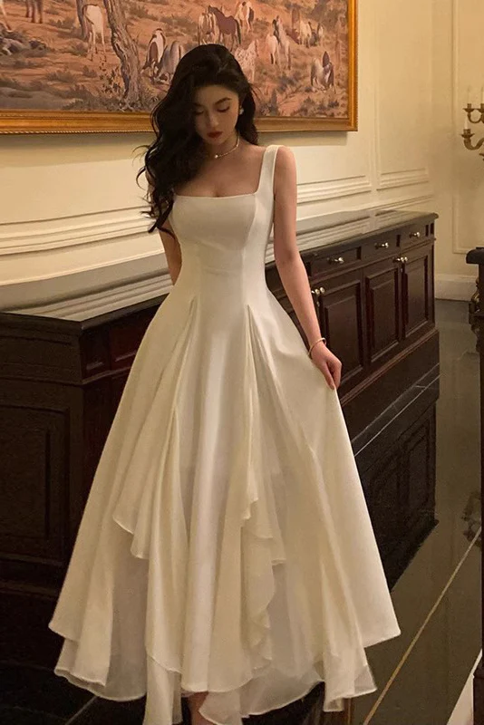 A Line Square Neck Prom Dress Elegant Evening Gown P1474 PreppyDress A Line Square Neck Prom Dress Elegant Evening Gown P1474 PreppyDress