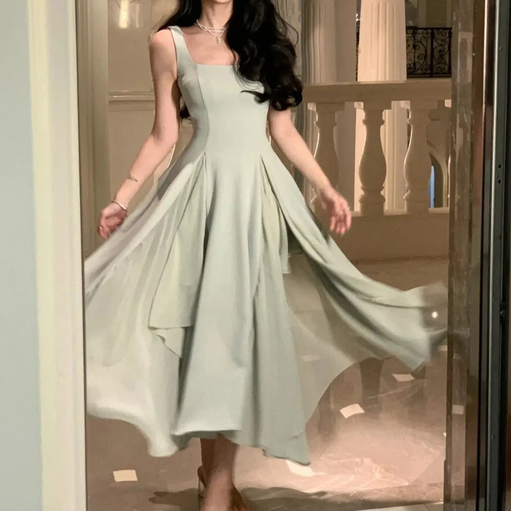 A Line Square Neck Prom Dress Elegant Evening Gown P1474 PreppyDress A Line Square Neck Prom Dress Elegant Evening Gown P1474 PreppyDress