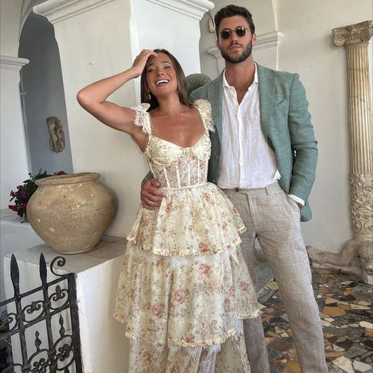Sexy A line Straps Long Lace Prom Dress Party Dresses P1602