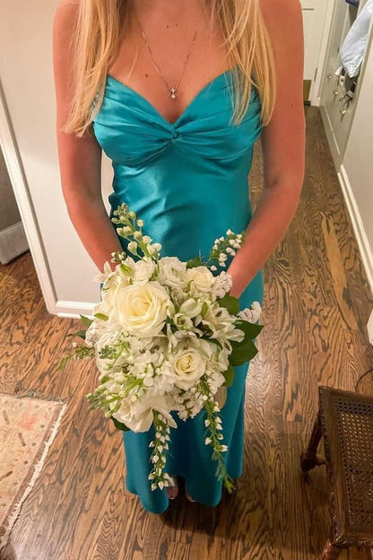 Sexy Meerjungfrau V-Ausschnitt langes Ballkleid P1620