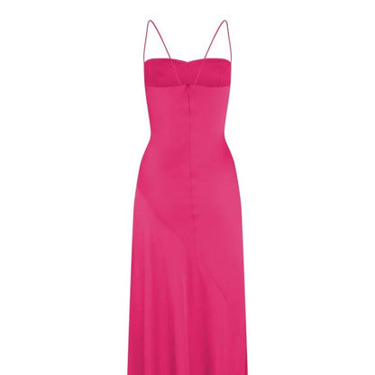 Sexy Mermaid Straps Lilac Slit Long Prom Dress P1621