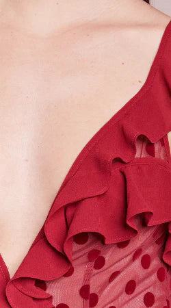 Sexy Etuikleid Träger Chiffon Lang Gestuft Burgund Ballkleid P1753