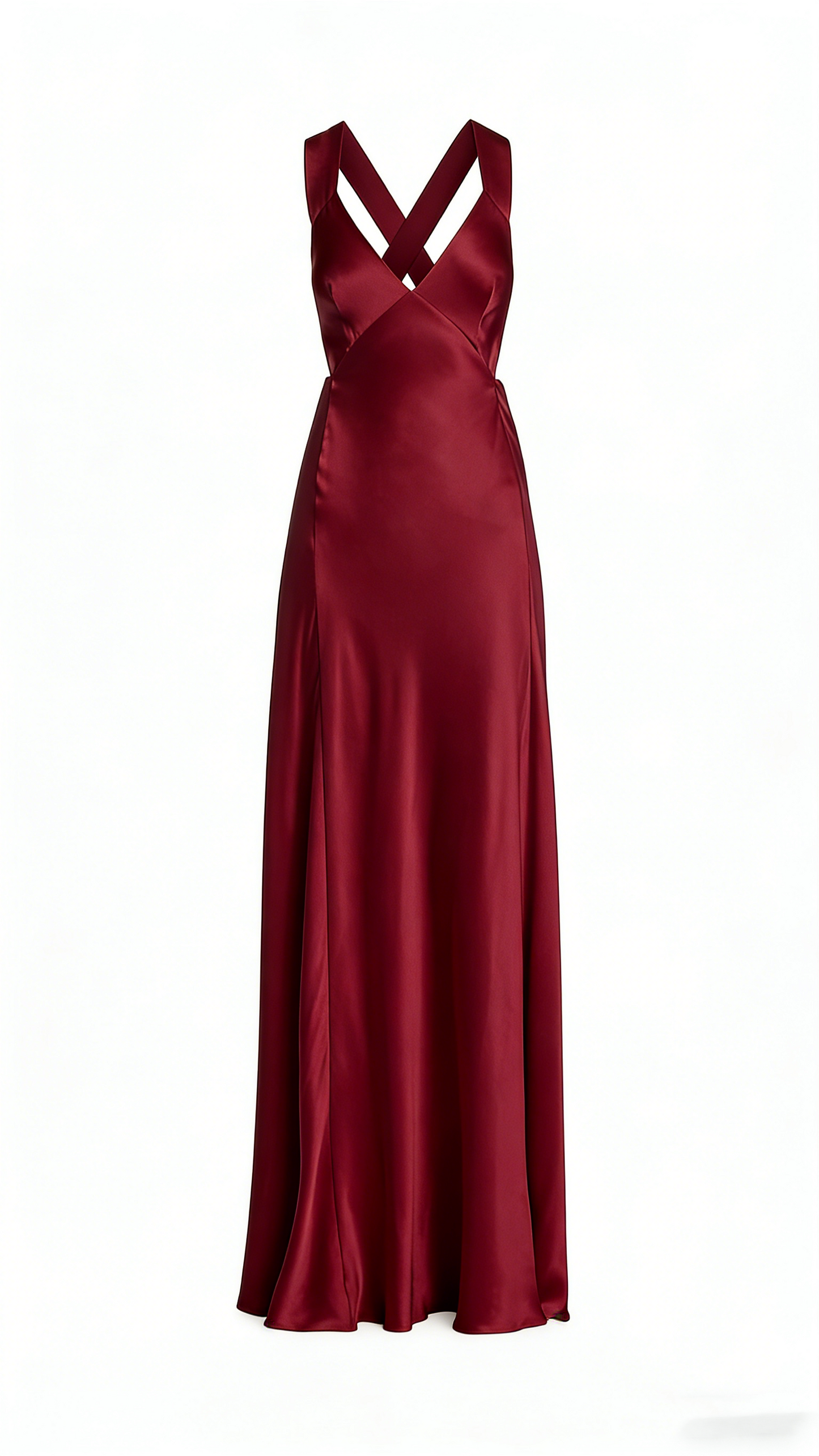 Einfaches A-Linien-Träger-Ballkleid in Mintgrün P1800