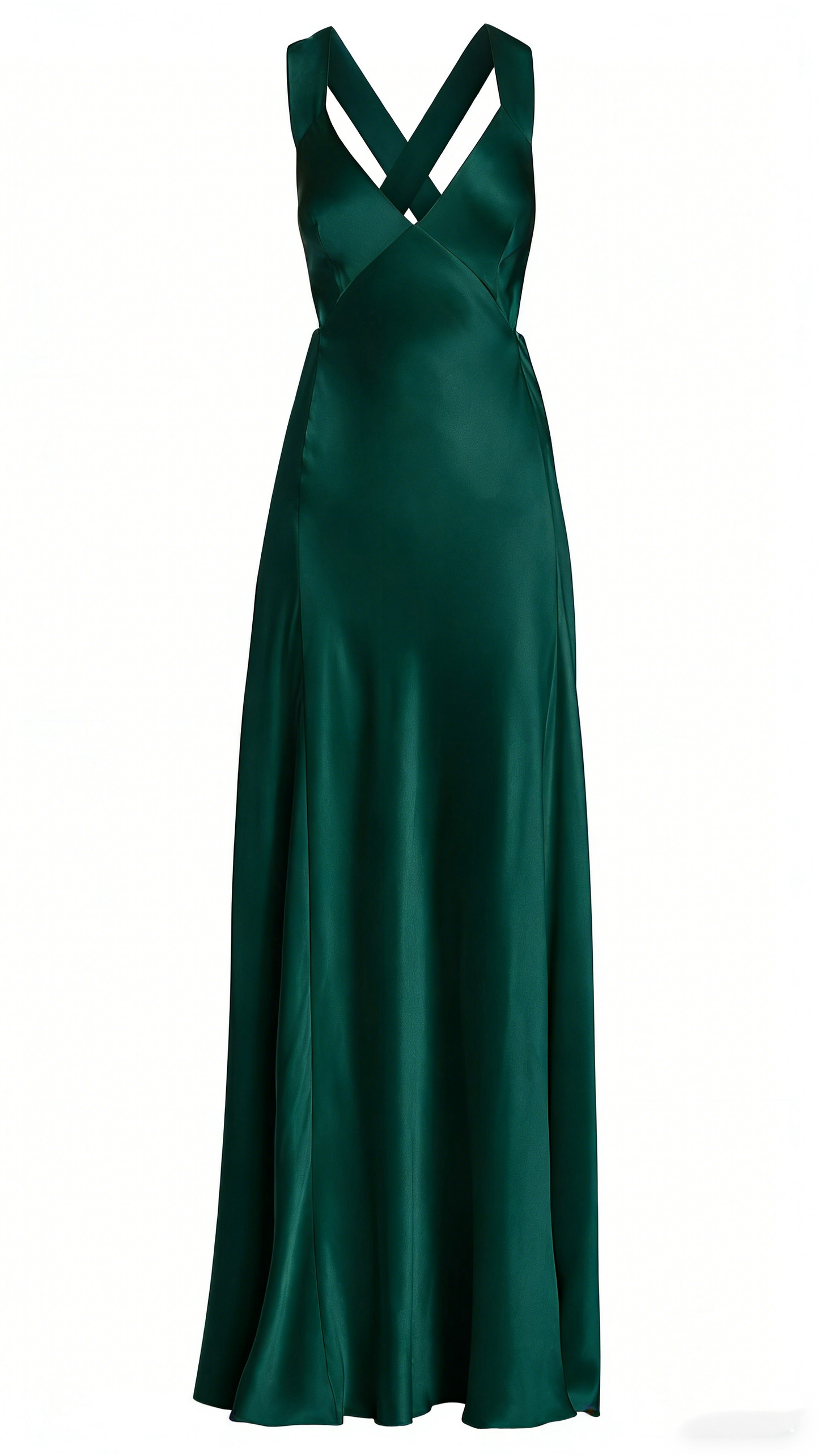 Einfaches A-Linien-Träger-Ballkleid in Mintgrün P1800