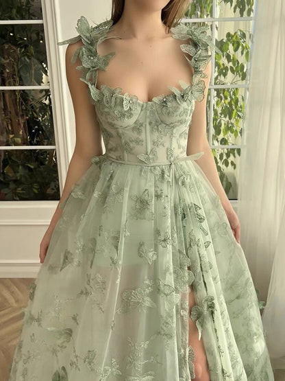 green emerald velvet dress Nellie