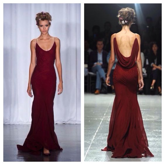 Straps Burgundy Long Prom Dresses For Teens P1851 PreppyDress Straps Burgundy Long Prom Dresses For Teens P1851 PreppyDress