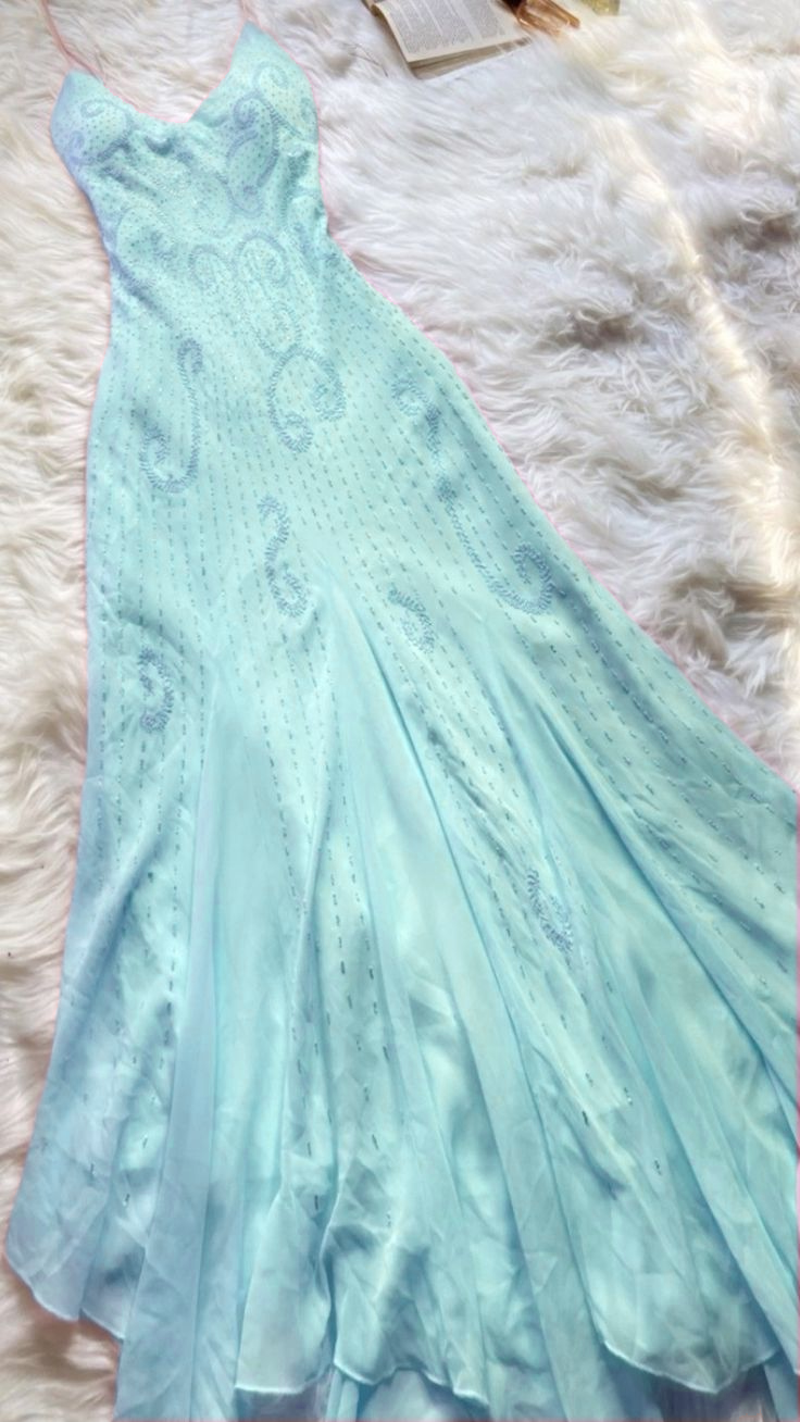 Beautiful Mermaid Prom Gown Pink Chiffon Beads Prom Dresses P1859