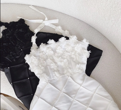 robe courte de soirée en satin chic, coupe trapèze, dos nu, pour 18e anniversaire P1950