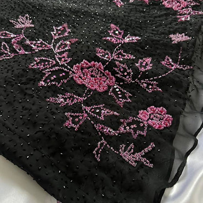 Vintage A line Straps Black Lace Prom Dresses 22th Birthday Outfit P1975