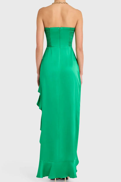Simple A line Long Prom Dresses Evening Dress P1998