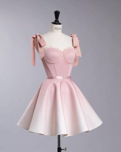 Elegantes Ballkleid rosa Heimkehrkleid Outfits zum 16. Geburtstag P2099