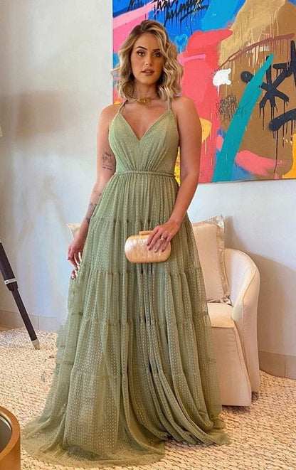 Sexy A Line Straps Sage Green Tulle Prom Dresses 21th Birthday Outfit PreppyDress Sexy A Line Straps Sage Green Tulle Prom Dresses 21th Birthday Outfit PreppyDress