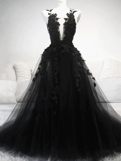 Black V Neck Lace Formal Graduation Dresses Prom Dresses Evening Dress PreppyDress Black V Neck Lace Formal Graduation Dresses Prom Dresses Evening Dress PreppyDress