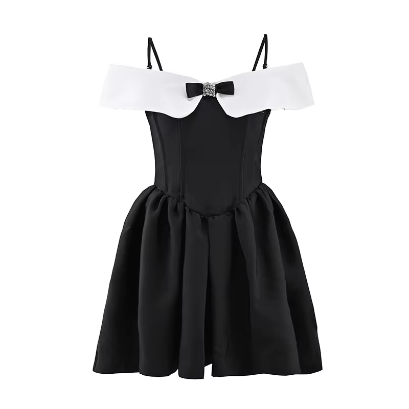 Sexy A line Off The Shoulder Black Short Homecoming Dress P2256 PreppyDress Sexy A line Off The Shoulder Black Short Homecoming Dress P2256 PreppyDress