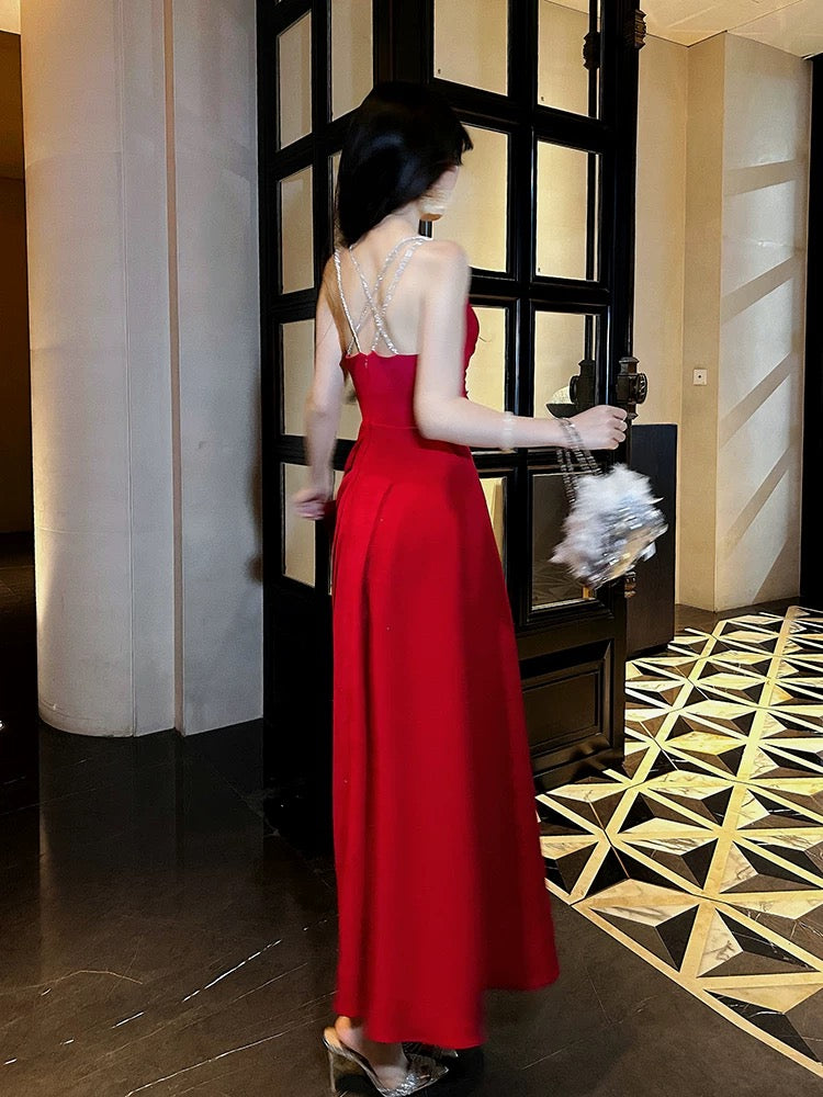 Pretty A Line Spaghetti Straps Red Knee Length Prom Dresses Evening Go Pretty A Line Spaghetti Straps Red Knee Length Prom Dresses Evening Go
