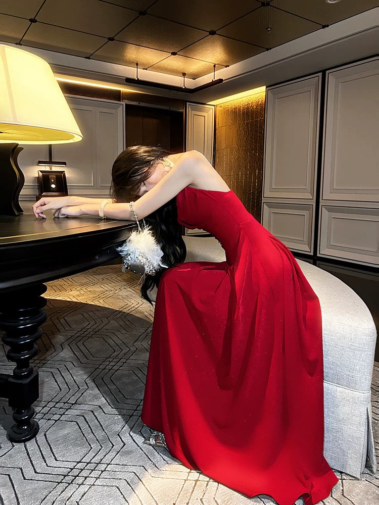 Pretty A Line Spaghetti Straps Red Knee Length Prom Dresses Evening Go Pretty A Line Spaghetti Straps Red Knee Length Prom Dresses Evening Go