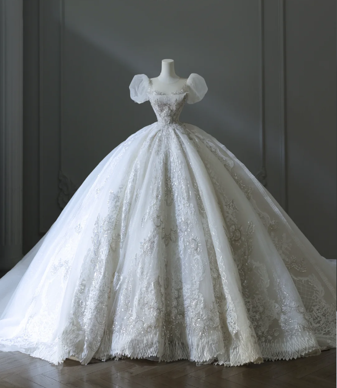 dreamy princess dress Dreamy Princess Strapless Corset Wedding Gown, Sweetheart Neckline Dress, Custom Made to Your Measurements, Handmade by Lisa Bridal Boutique