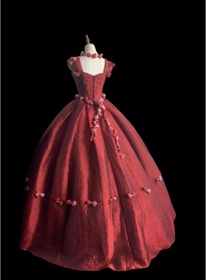 mens burgundy dress shirt La Femme 31945 Rhinestone Detailed Prom Dress