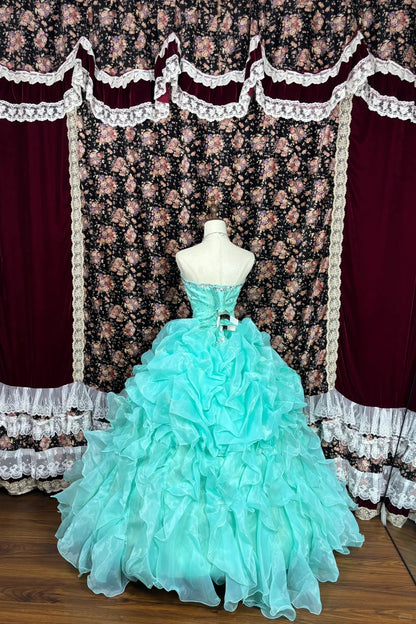 mint green tube dress Knitted Midi Tube Dress main image 0