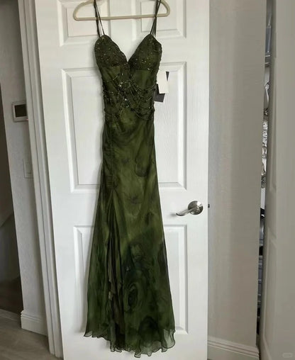 green emerald velvet dress Dark Green Linen Cotton Maxi Dress – Vintage Long Sleeve Boat Neck 1454 Emerald Green / Xs main image 0