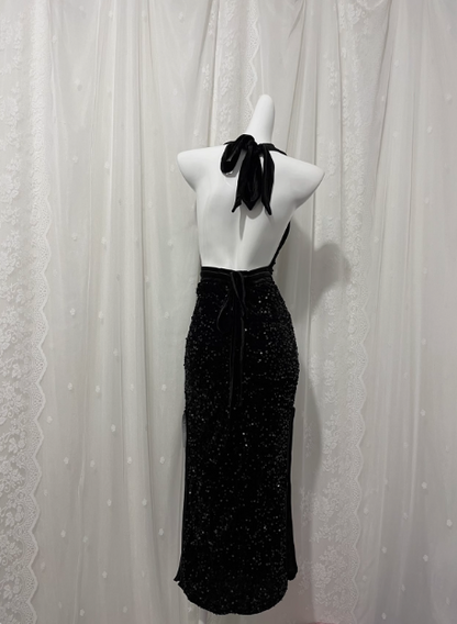sachin and babi light blue dress Halter Formal Dresses & Gowns for Women Online main image 1