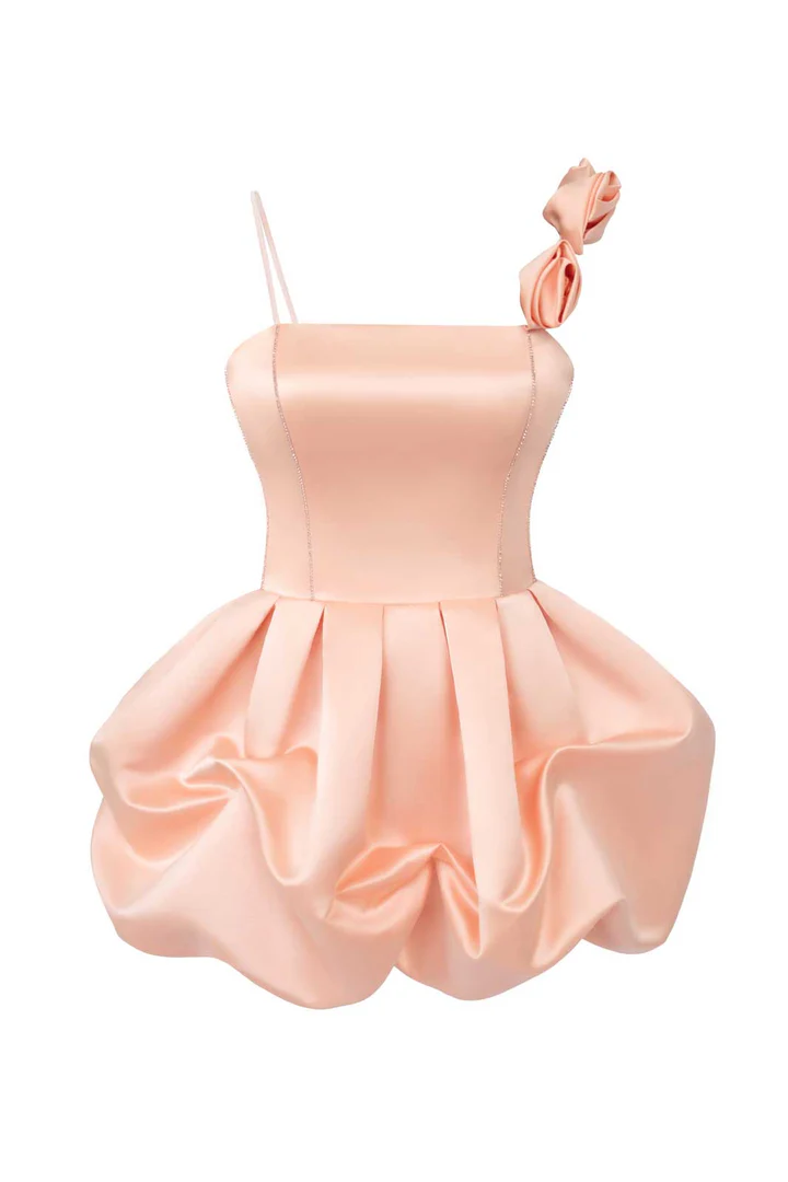 Sexy 17th Birthday Dresses Pink Satin Birthday Outfits For Teens P353 – PreppyDress
