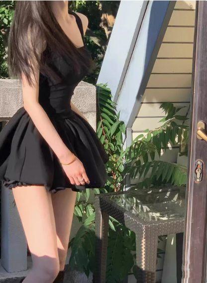 Süßes ärmelloses Ballett-Tüll-Abschlussball-Kleid mit eckigem Ausschnitt P3610