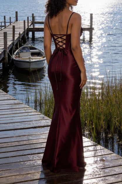 Sexy Geburtstagskleider Neckholder Champagner Abschlussballkleider Geburtstag Outfits P369