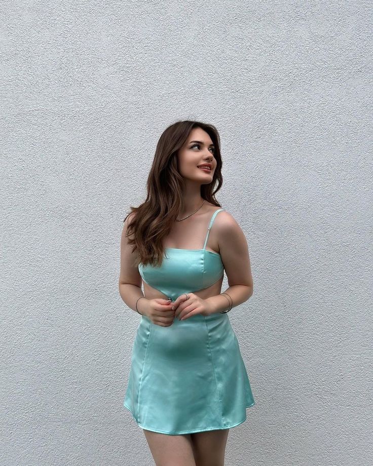 Sexy Hollow Mint Green Satin Mini 17th Birthday Short Skirt Homecoming Dress P3861
