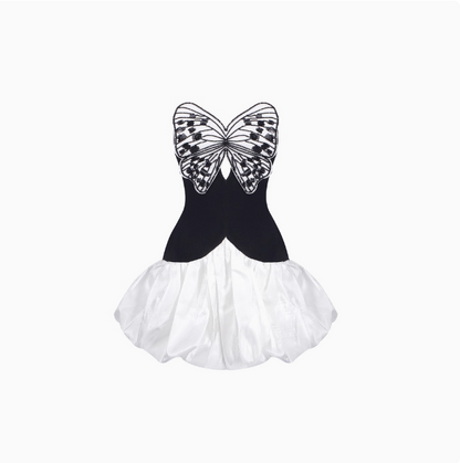 Design Bow Cloud Bud Puffy Geburtstagskleid Homecoming-Kleid P3891