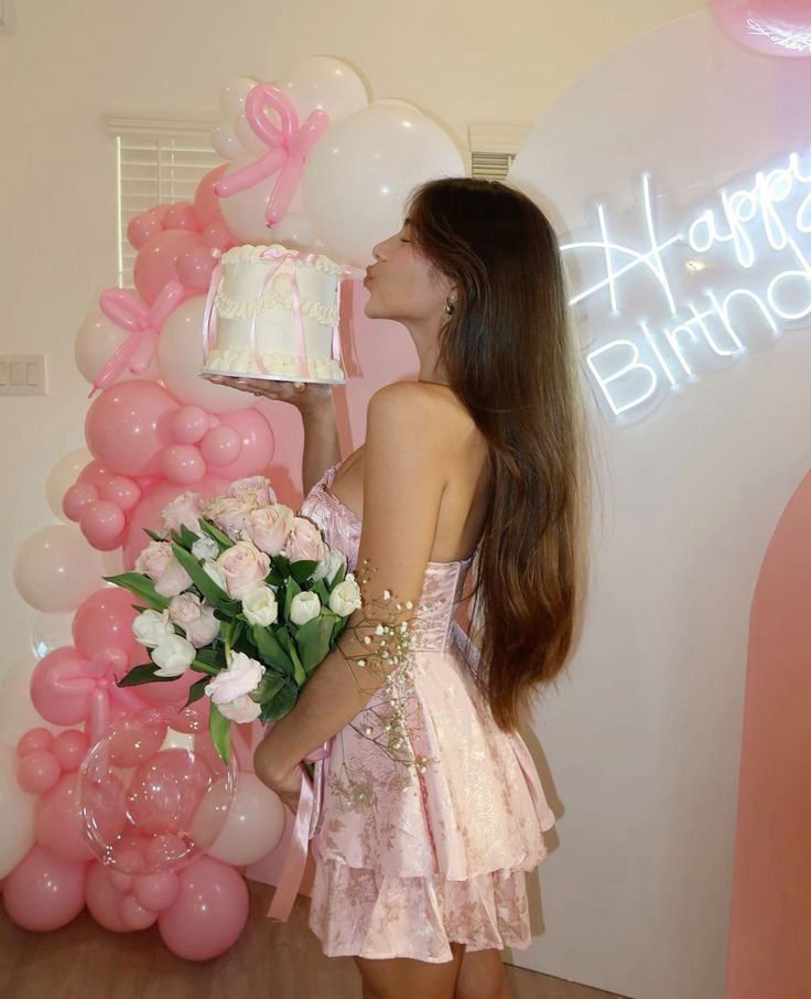 Sweet Satin Tube Top Herringbone Pink Dark Pattern A-line 17th Birthday Homecoming Dress P3925