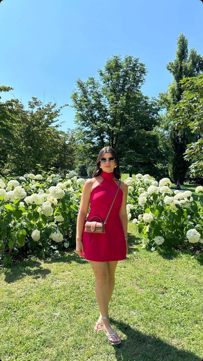 Elegantes rotes schulterfreies, tailliertes Heimkehrkleid zum 17. Geburtstag P3954
