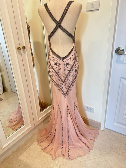 Modest Mermaid Long Prom Dresses 22th Birthday Outfits P438