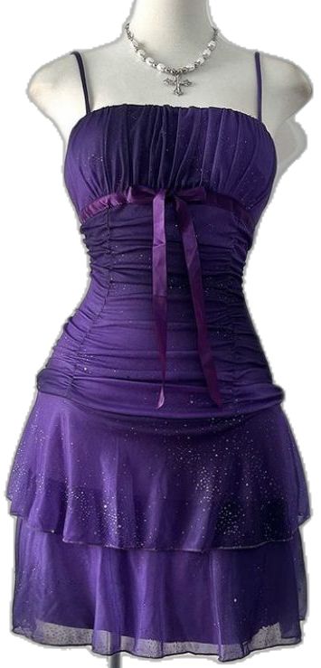 Chic Homecoming Dress Purple Spaghetti Straps Pleated Short Birthday Party Dress Cocktail Dress     P4967