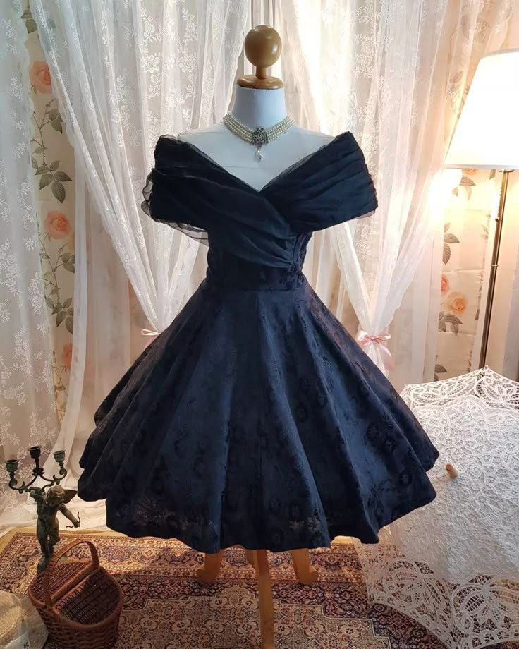 Fashion Homecoming Dress Navy Blue A Line Off Shoulder Pleated Cocktail Dress Short Birthday Party Dress      P4981
