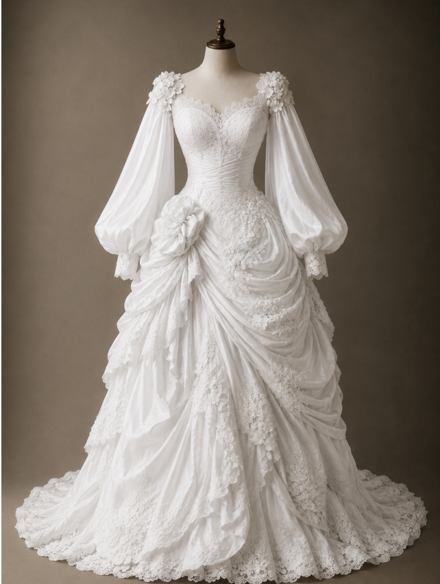 Cute White Ball Gown Sweet 16 Dress   P5010