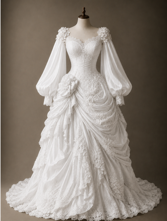Cute White Ball Gown Sweet 16 Dress   P5010