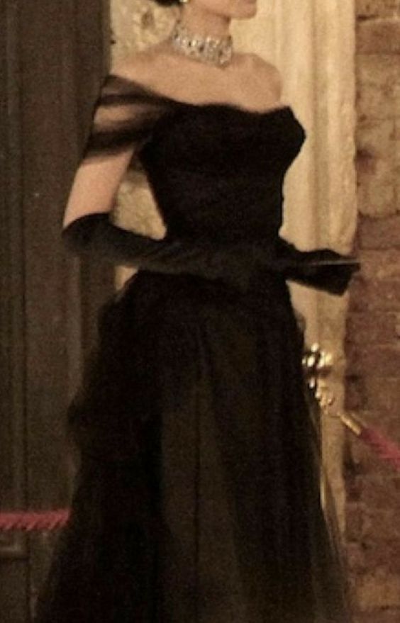 Vintage Ball Gown Black Birthday Party Dresses Off The Shoulder Prom Dresses P700 - AS PHOTO / US2 Vintage Ball Gown Black Birthday Party Dresses Off The Shoulder Prom Dresses P700 - AS PHOTO / US2