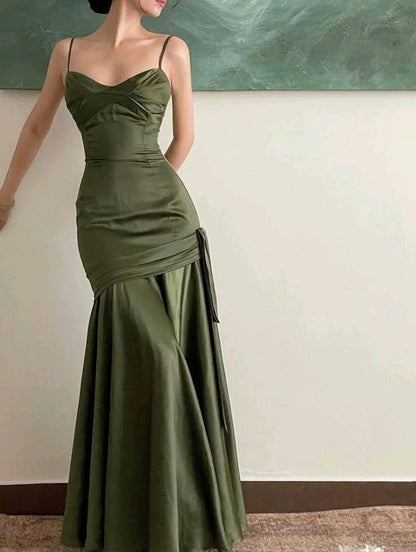sexy green party dress Sexy Backless Green Mini Homecoming Dresses Short Satin Cocktail Party Dress ARD1474 main image 0