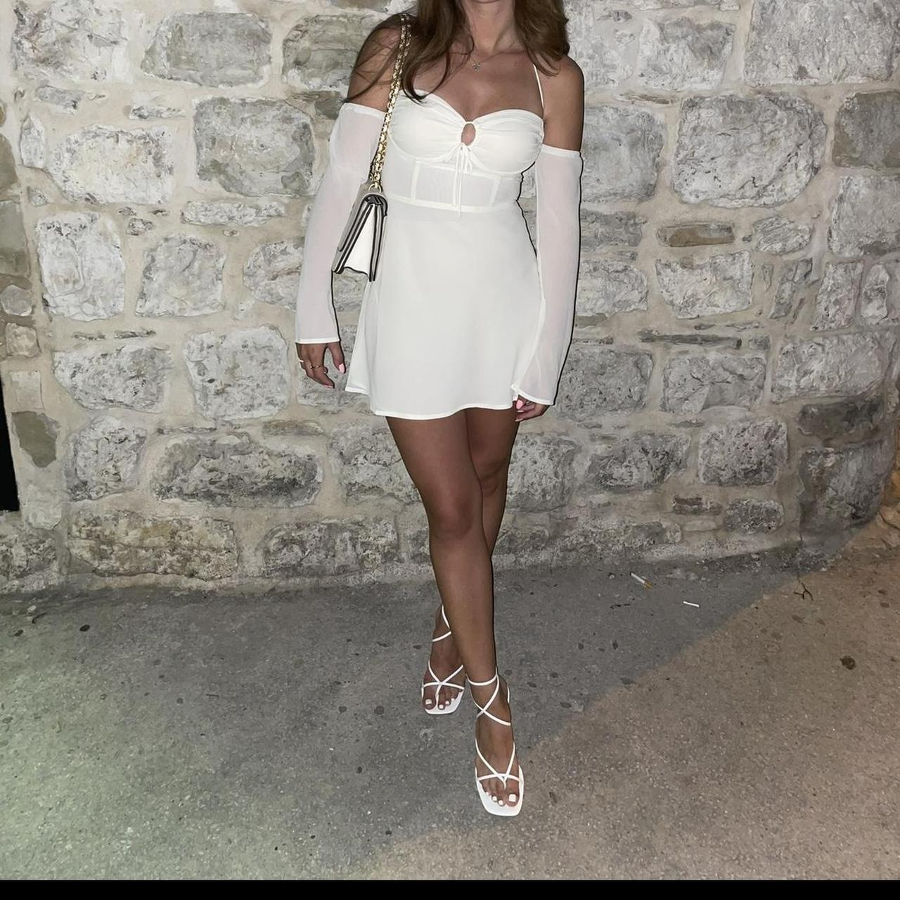 Sexy 17th Birthday Dresses Short Bodycon White Long Sleeves Birthday O – PreppyDress