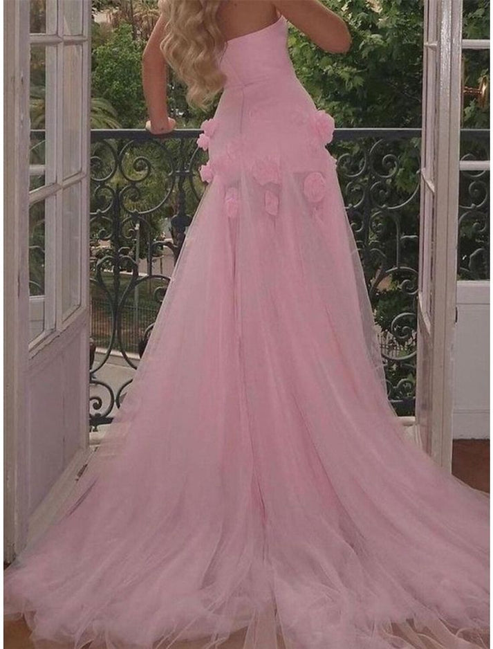 Sexy A line V neckline Sleeveless Party Dress Hot Pink Prom Dress        S6115 main image 0