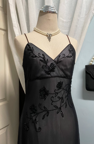 Robe de bal sirène sexy avec bretelles Bleu marine Robes de bal P1853