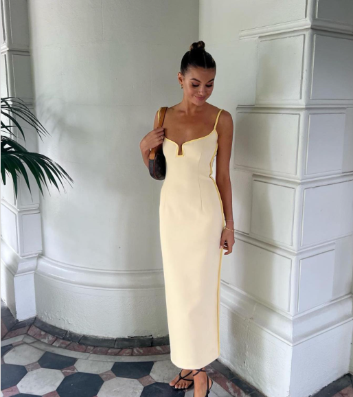 Sexy Mermaid Satin Straps Prom Dress 21th Birthday Outfits P745