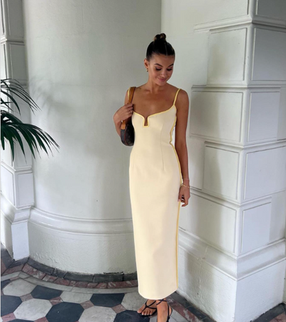 Sexy Mermaid Satin Straps Prom Dress 21th Birthday Outfits P745